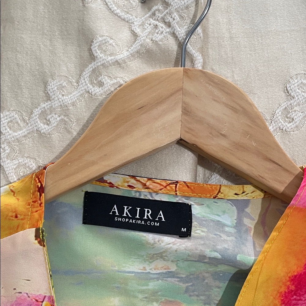 AKIRA Colorful Floral Dress